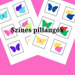 Színes pillangók (kettes színkombinációk)